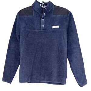 Vineyard Vines Shep Shirt Fleece Navy Pullover Sweater Medium